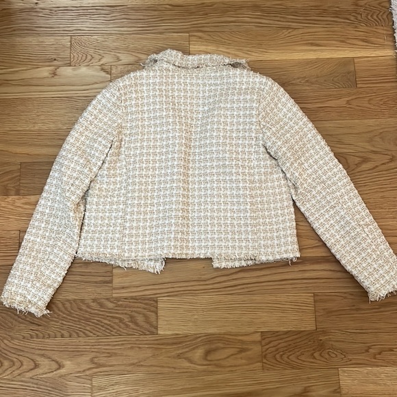 Tweed blazer- white and gold - Picture 2 of 4